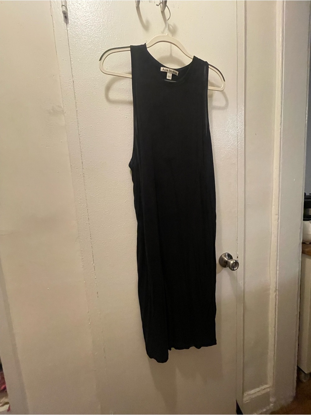 Acne Studios Black Sleeveless Midi Dress
